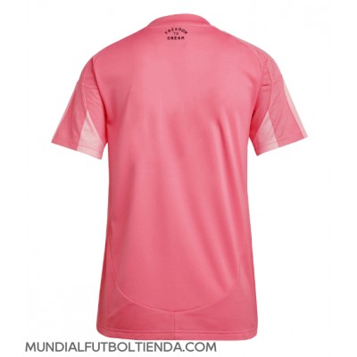 Camiseta Inter Miami Primera Equipación Replica 2025-26 para mujer mangas cortas Camiseta Inter Miami Primera Equipación Replica 2025-26 para mujer mangas cortas